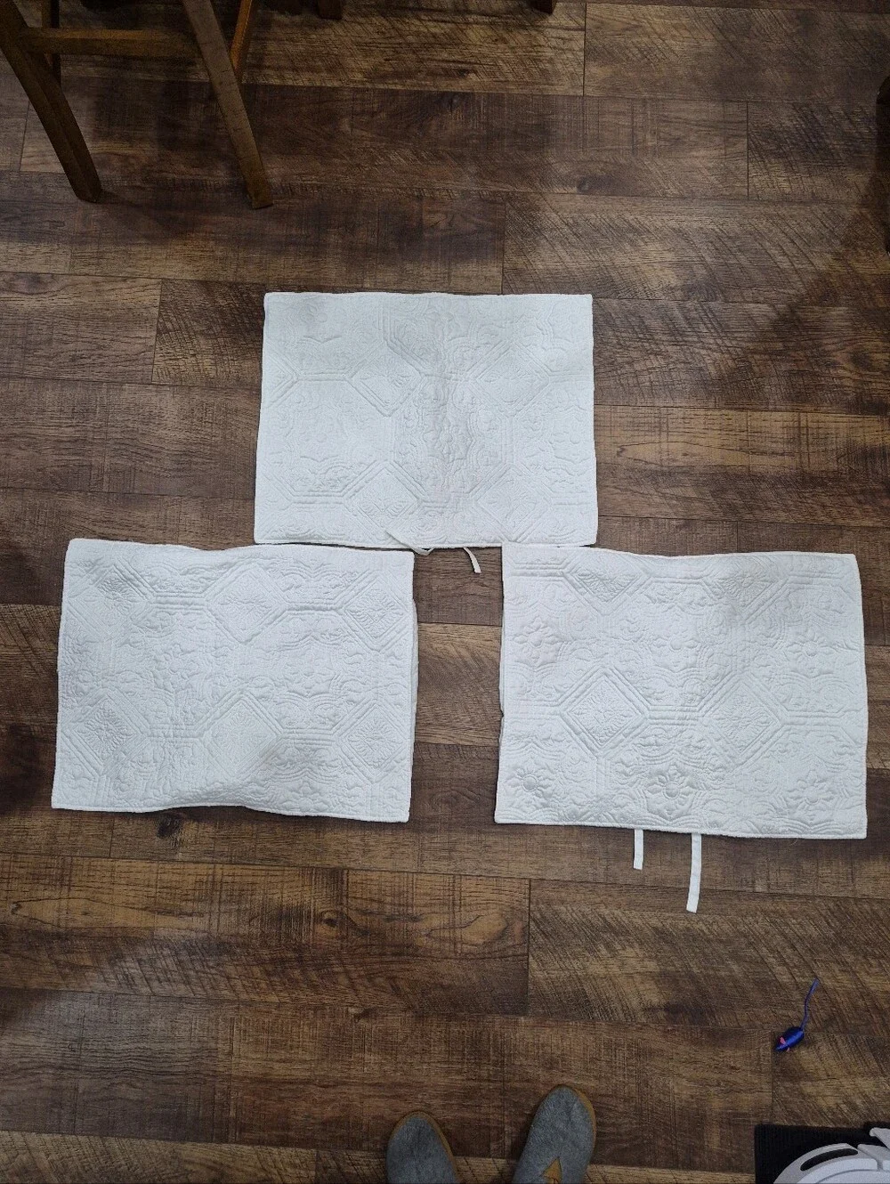 Laura Ashley Full Queen Cotton Felicity Quilt With Two Shams Farmhouse Decor
